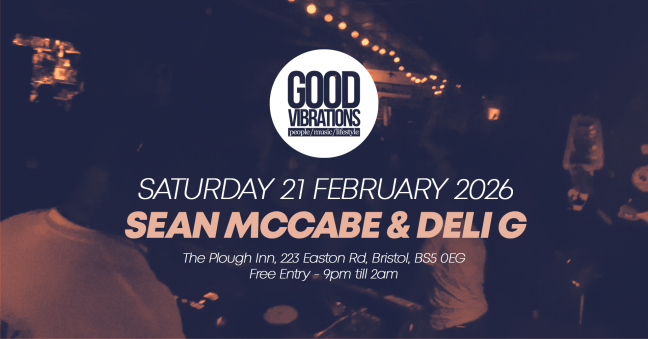 Event flyer for Good Vibrations on 21 February 2026