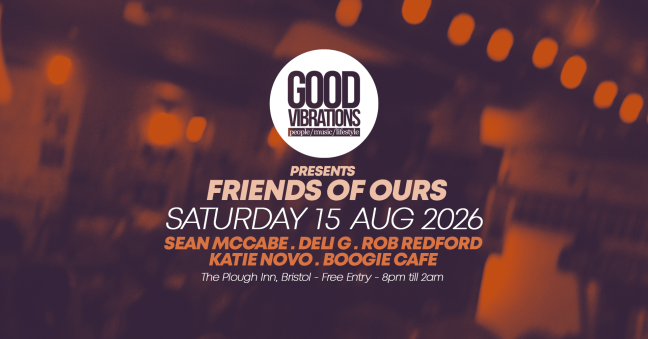 Flyer for Friends Of Ours event on Saturday 15 August 2026